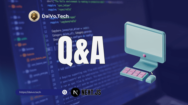 Next JS - Q&A 